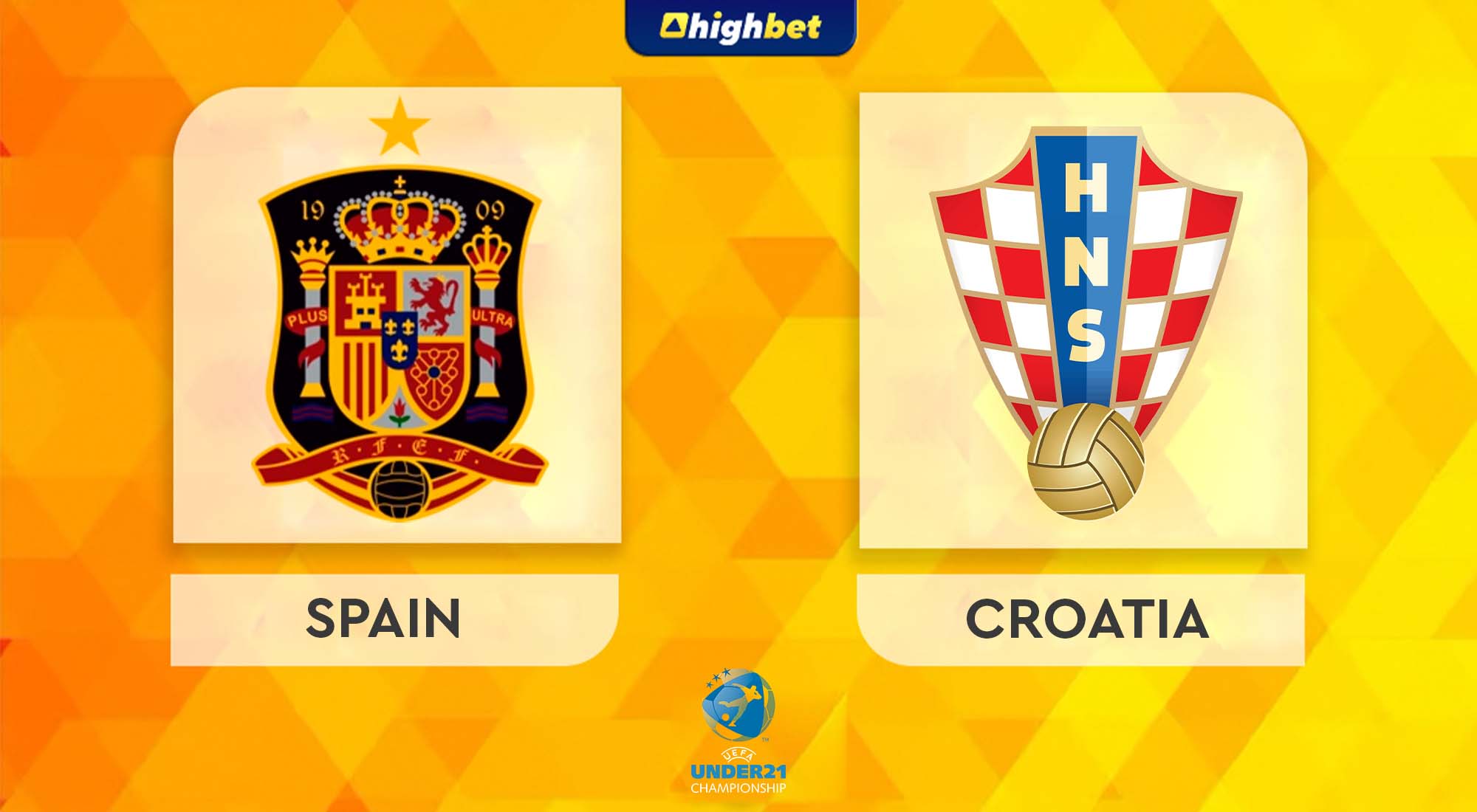 Spain vs Croatia - highbet UEFA European Under-21 Championship Pre-Match Analysis